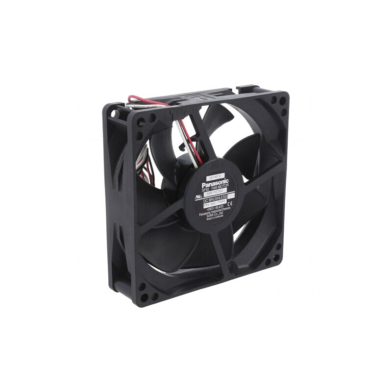 Ventilator axial 24V 92x92x25mm 67.8m3/h 25dBA cu bilă | Electronic-mag.ro | Componente Electronice
