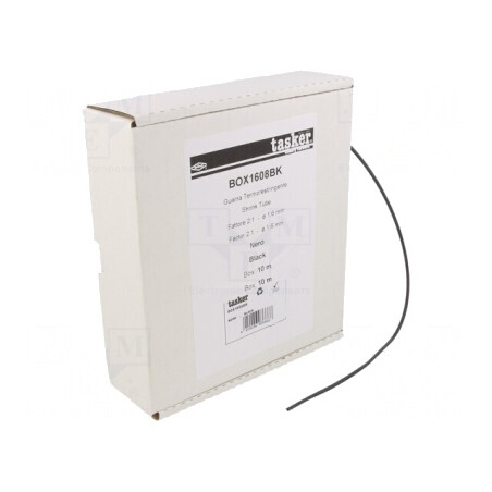 Manșon Termocontractabil 1,6mm Negru 10m | Electronic-mag.ro | Componente Electronice