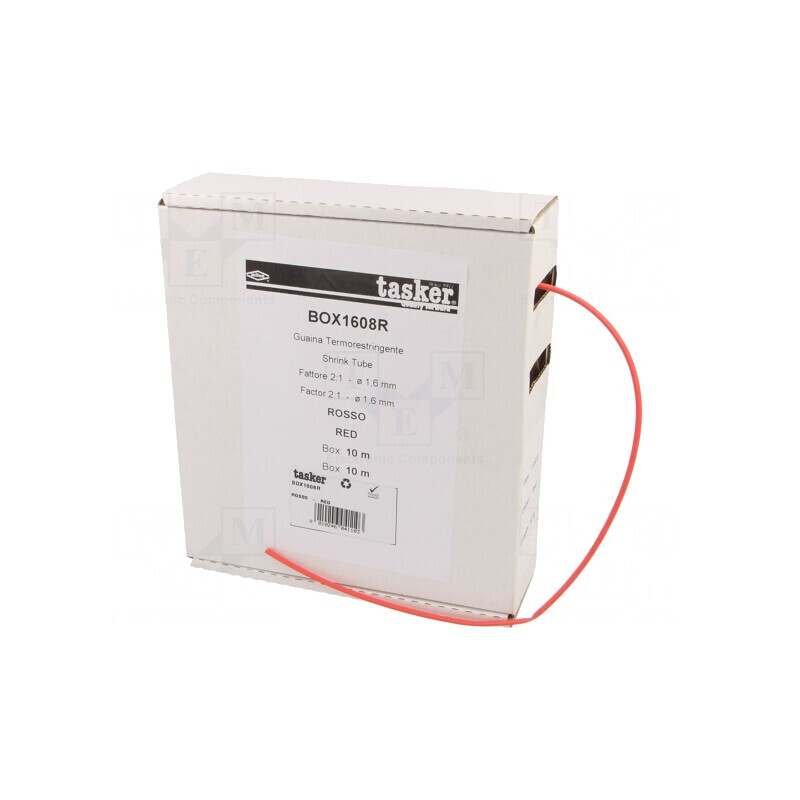 Manşon Termocontractabil 1,6mm 10m Roşu | Electronic-mag.ro | Componente Electronice