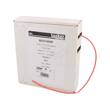Manşon Termocontractabil 1,6mm 10m Roşu | Electronic-mag.ro | Componente Electronice