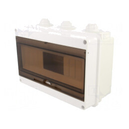 Carcasă pentru aparatură modulară IP55, albă, 12 module | Electronic-mag.ro | Componente Electronice