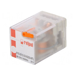 Releu Electromagnetic DPDT 230VAC 20A | Electronic-mag.ro | Componente Electronice