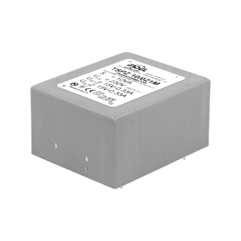 Transformator PCB încapsulat 10VA 230VAC 15V 330mA | Electronic-mag.ro | Componente Electronice