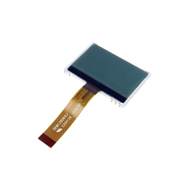 Afișaj LCD Grafic 128x64 FSTN 2,9" LED | Electronic-mag.ro | Componente Electronice