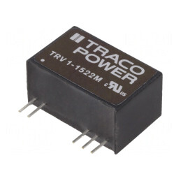 Convertor DC/DC 1W 12-18V la 12V/-12V SIP9  | Electronic-mag.ro | Componente Electronice