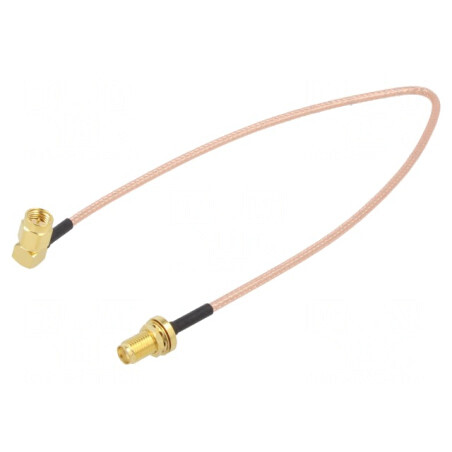 Cablu Coaxial RP-SMA Mamă la SMA Mufă 0,3m 50Ω Ecranat | Electronic-mag.ro | Componente Electronice