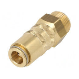 Conector rapid G 3/8 exterior 15bar 20-200°C | Electronic-mag.ro | Componente Electronice