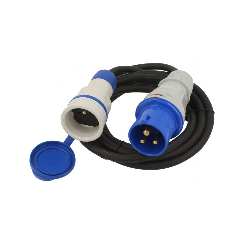 Prelungitor alimentare 3m 16A Negru | Electronic-mag.ro | Componente Electronice