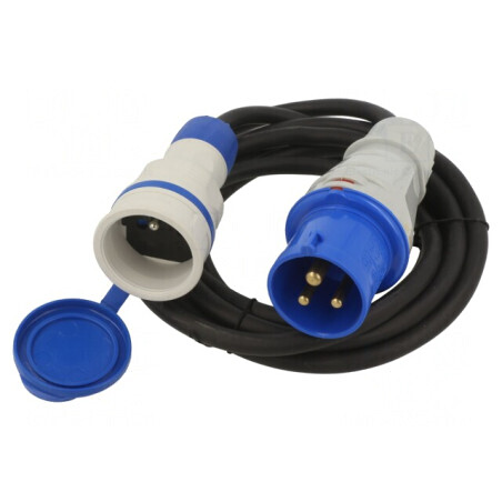 Prelungitor alimentare 3m 16A Negru | Electronic-mag.ro | Componente Electronice