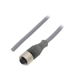 Cablu de Conectare M12 4 PIN 3m 250VAC PUR | Electronic-mag.ro | Componente Electronice