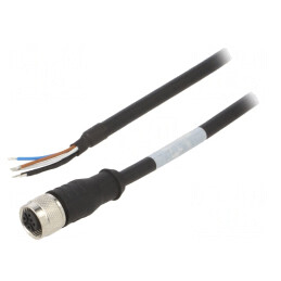 Cablu de Conectare M12 5 Pin 1.5m 60VAC 4A PUR | Electronic-mag.ro | Componente Electronice