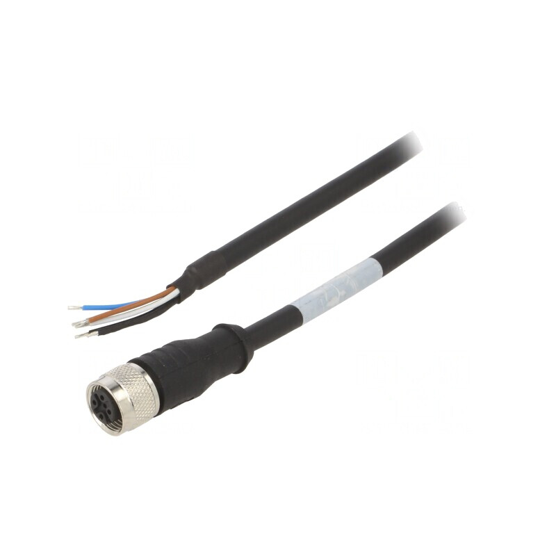 Cablu de Conectare M12 5 Pin 1.5m 60VAC 4A PUR | Electronic-mag.ro | Componente Electronice