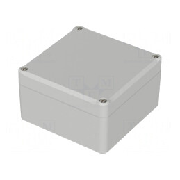 Carcasă Universală Gri 100x100x57mm EUROMAS II | Electronic-mag.ro | Componente Electronice