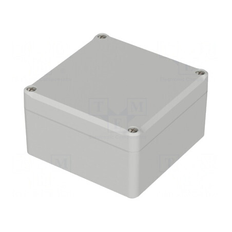 Carcasă Universală Gri 100x100x57mm EUROMAS II | Electronic-mag.ro | Componente Electronice