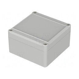 Carcasă universală 100x100x57mm gri EUROMAS II | Electronic-mag.ro | Componente Electronice