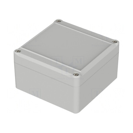 Carcasă universală 100x100x57mm gri EUROMAS II | Electronic-mag.ro | Componente Electronice