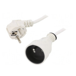 Prelungitor PVC Alb 10m 16A | Electronic-mag.ro | Componente Electronice