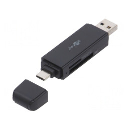 Cititor de Card USB 3.0 Extern USB-A/USB-C | Electronic-mag.ro | Componente Electronice