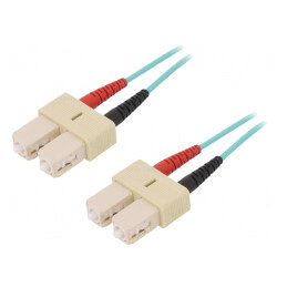 Patch Cord Fibră OM3 SC/UPC 2m LSZH | Electronic-mag.ro | Componente Electronice