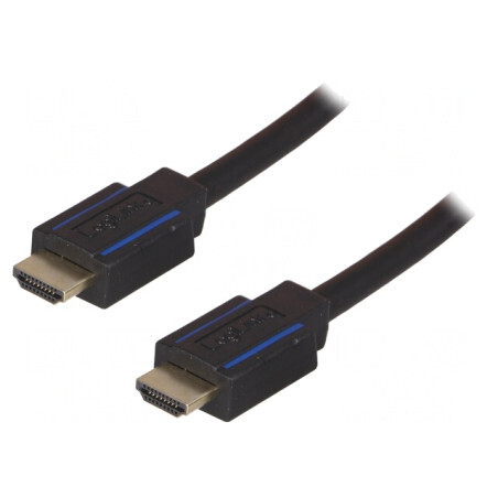 Cablu HDMI 2.0 HDCP 2.2 5m Negru | Electronic-mag.ro | Componente Electronice