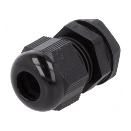 Garnitură de etanşare M16 poliamidă neagră IP66/IP68 | Electronic-mag.ro | Componente Electronice