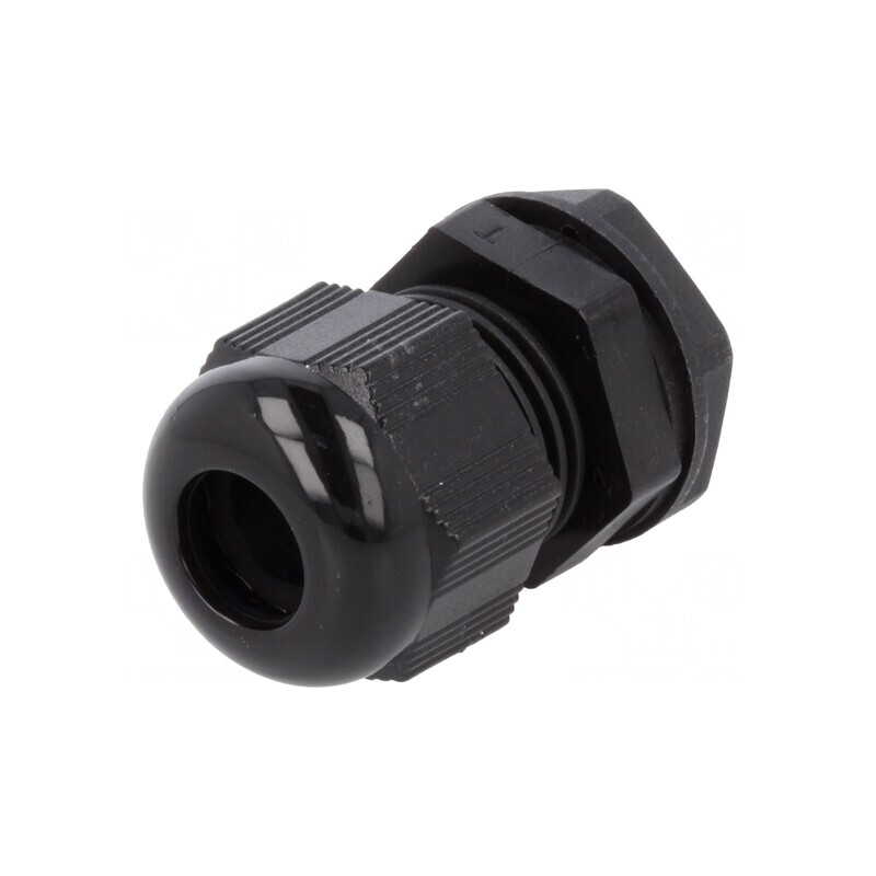 Garnitură de etanşare M16 poliamidă neagră IP66/IP68 | Electronic-mag.ro | Componente Electronice