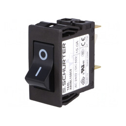 Întrerupător de supracurent 240VAC 60VDC 15A DPST MCB | Electronic-mag.ro | Componente Electronice