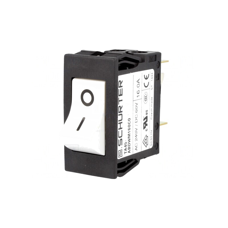 Întrerupător de supracurent 240VAC 60VDC 16A DPST MCB | Electronic-mag.ro | Componente Electronice
