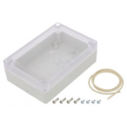 Carcasă Universală Policarbonat Ritec 85x125x40mm | Electronic-mag.ro | Componente Electronice