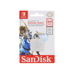 Card de memorie microSDXC 64GB pentru Nintendo Switch | Electronic-mag.ro | Componente Electronice
