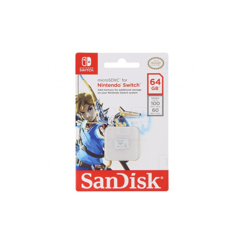 Card de memorie microSDXC 64GB pentru Nintendo Switch | Electronic-mag.ro | Componente Electronice