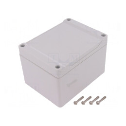 Carcasă Universală Policarbonat 90x120x80mm Gri | Electronic-mag.ro | Componente Electronice
