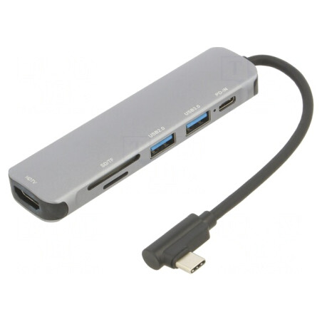 Adaptor USB 3.0 0,15m Negru 5Gbps Argintiu | Electronic-mag.ro | Componente Electronice