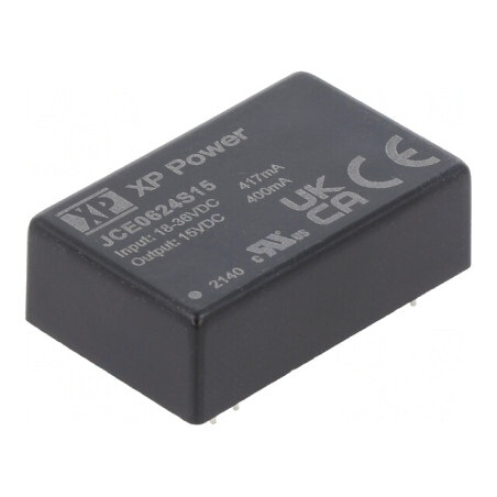 Convertor DC/DC 6W 18-36V la 15V 400mA DIP24 | Electronic-mag.ro | Componente Electronice