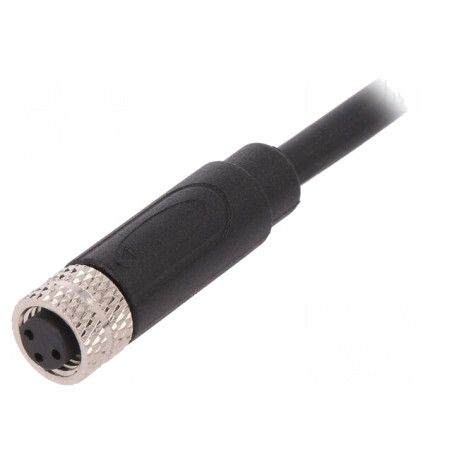 Conector M8 Mamă 3P Drept cu Cablu IP67 | Electronic-mag.ro | Componente Electronice