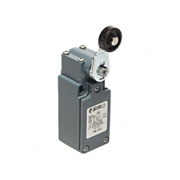 Limitator cursă manetă 40mm cu rolă plastic 20mm 10A | Electronic-mag.ro | Componente Electronice
