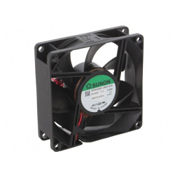 Ventilator DC axial 24V 80x80x25mm 101.9m3/h 47.5dBA IP56 | Electronic-mag.ro | Componente Electronice