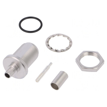 Soclu N mamă drept PTFE argintat pentru panou | Electronic-mag.ro | Componente Electronice