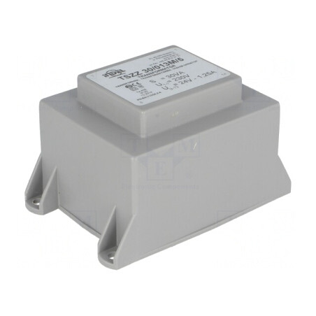 Transformator încapsulat 30VA 230V 24V PCB | Electronic-mag.ro | Componente Electronice