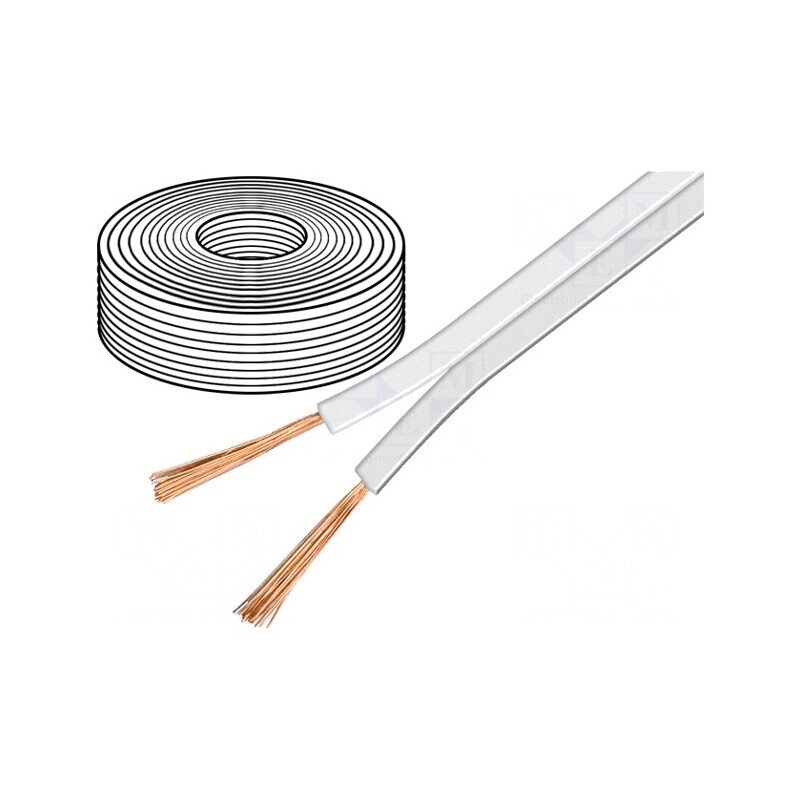 Cablu Difuzor OFC Alb 2x0.75mm2 Neecranat | Electronic-mag.ro | Componente Electronice Cablu Difuzor OFC Alb 2x0.75mm2 Neecranat | Electronic-mag.ro | Componente Electronice