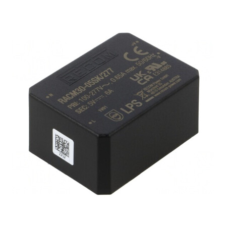 Convertor AC/DC 30W 5V 6000mA 86% PCB 4000V | Electronic-mag.ro | Componente Electronice