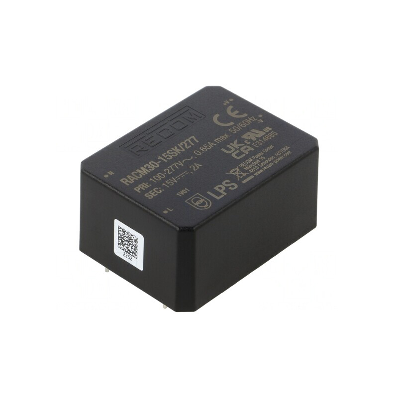 Convertor AC/DC 30W 15V 2000mA PCB | Electronic-mag.ro | Componente Electronice