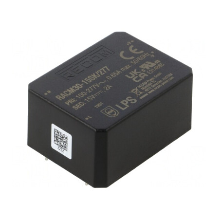 Convertor AC/DC 30W 15V 2000mA PCB | Electronic-mag.ro | Componente Electronice