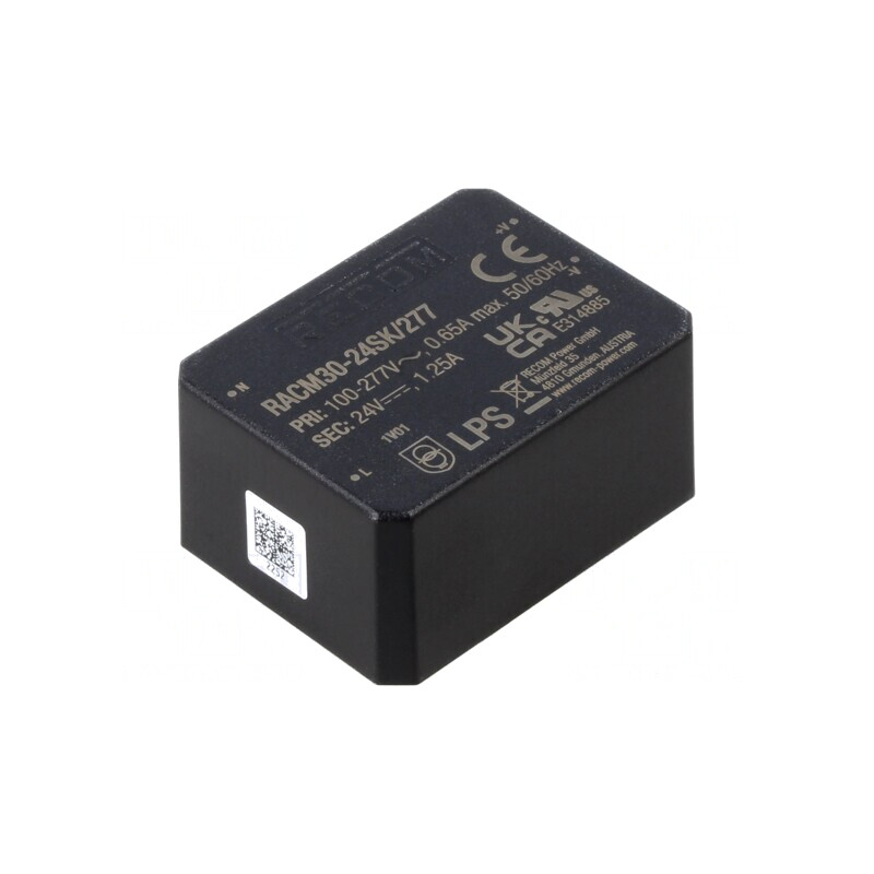 Convertor AC-DC 30W 24V 1250mA | Electronic-mag.ro | Componente Electronice