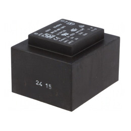Transformator încapsulat 10VA 230V 9V 555mA PCB | Electronic-mag.ro | Componente Electronice