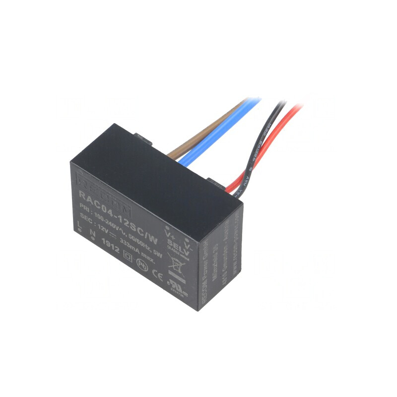 Convertor AC/DC 4W 12VDC RAC04-12SC/W | Electronic-mag.ro | Componente Electronice Convertor AC/DC 4W 12VDC RAC04-12SC/W | Electronic-mag.ro | Componente Electronice