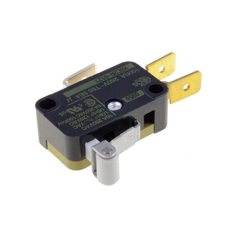 Microîntrerupător SNAP ACTION cu Manetă și Rulou 10A/250VAC | Electronic-mag.ro | Componente Electronice