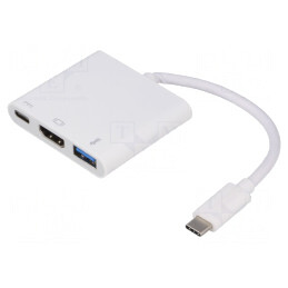 Adaptor USB 3.0/3.1 200mm Alb | Electronic-mag.ro | Componente Electronice