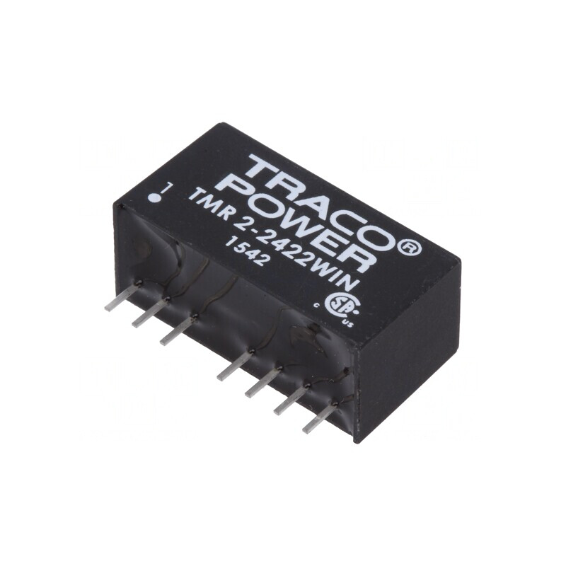 Convertor DC/DC 2W 9-36V la 12V/-12V SIP8 TMR 2-2422WIN | Electronic-mag.ro | Componente Electronice