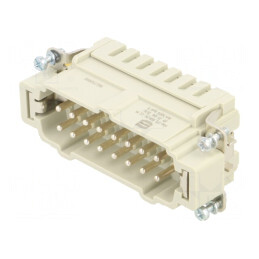 Conector HDC Inserturi Contact Tată Han ES PIN 16 16 PE | Electronic-mag.ro | Componente Electronice